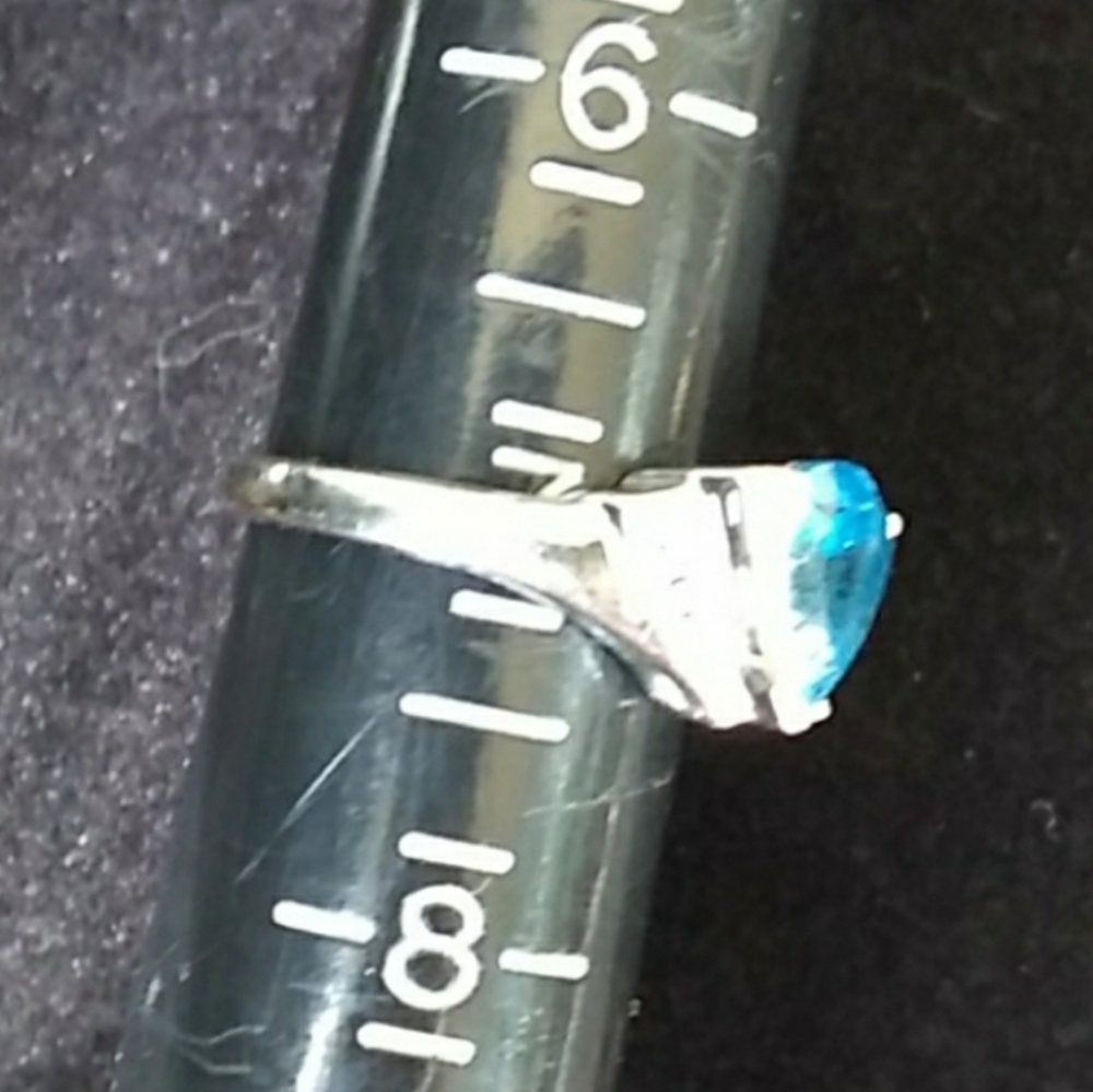 AV 925 + 14K Topaz Diamond Ring ALWAND VAHAN - Picture 7 of 16